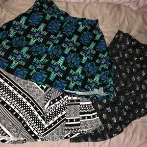Skater skirt trio
